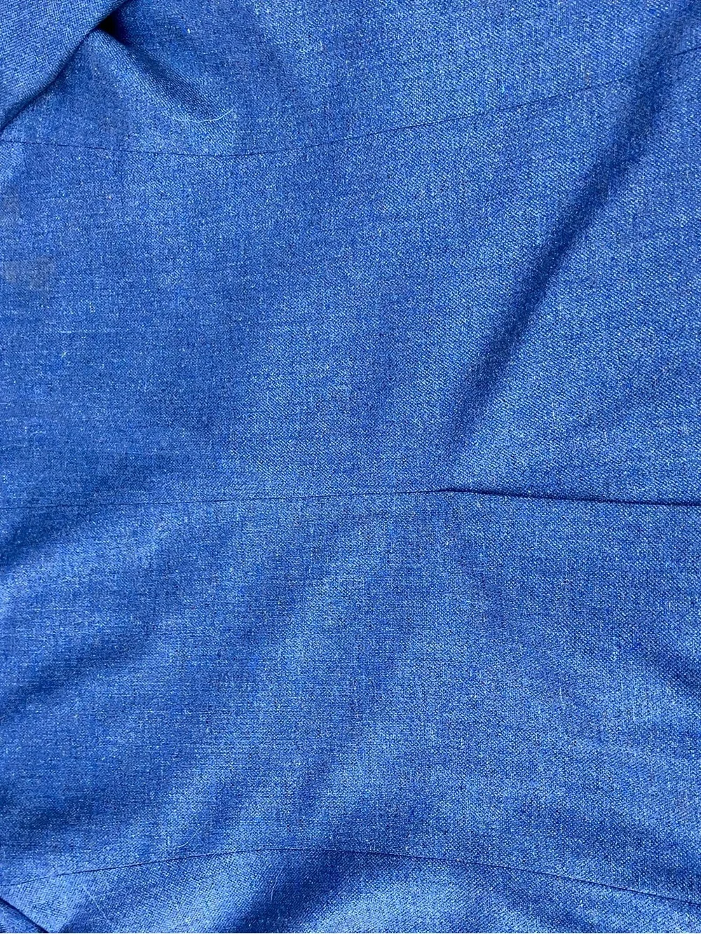 Hart Schaffner Marx hand tailored suit jacket 48L silk and wool steel blue
